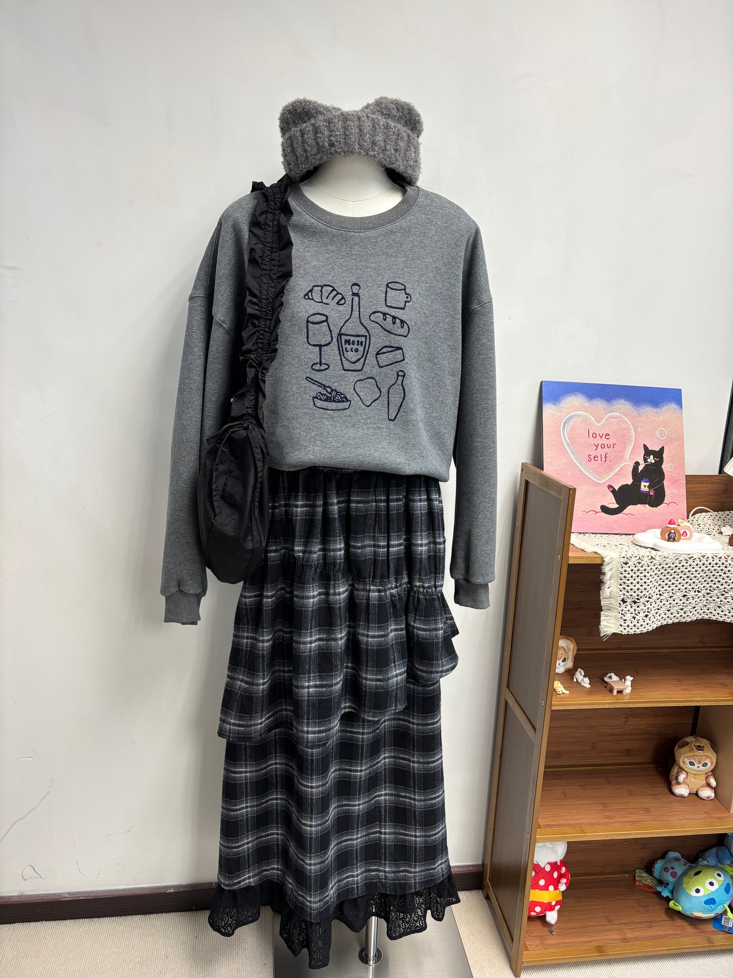 卡通衛衣(薄親膚絨毛)T00065