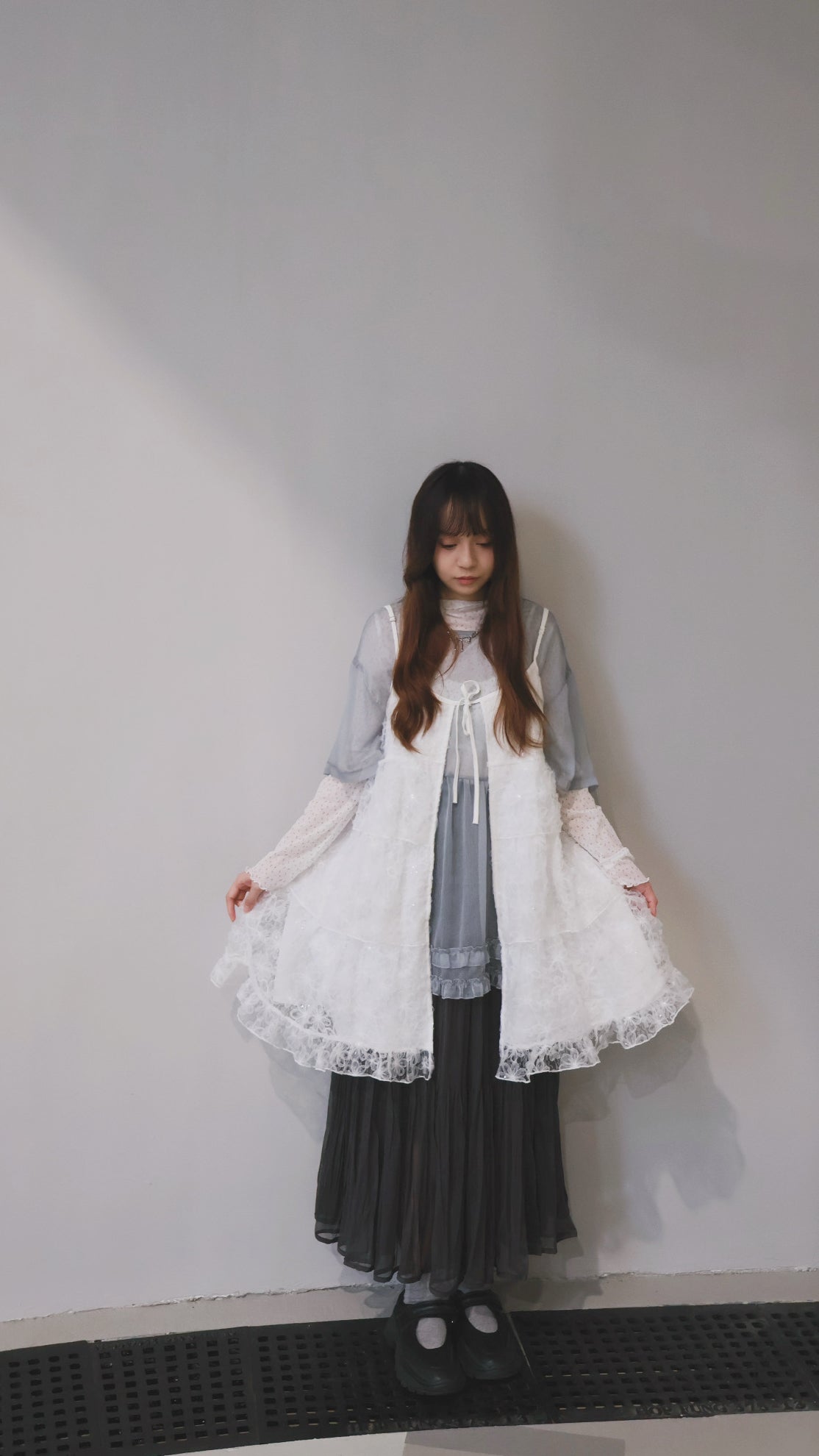 超精緻閃片花花蛋糕外搭 S00168