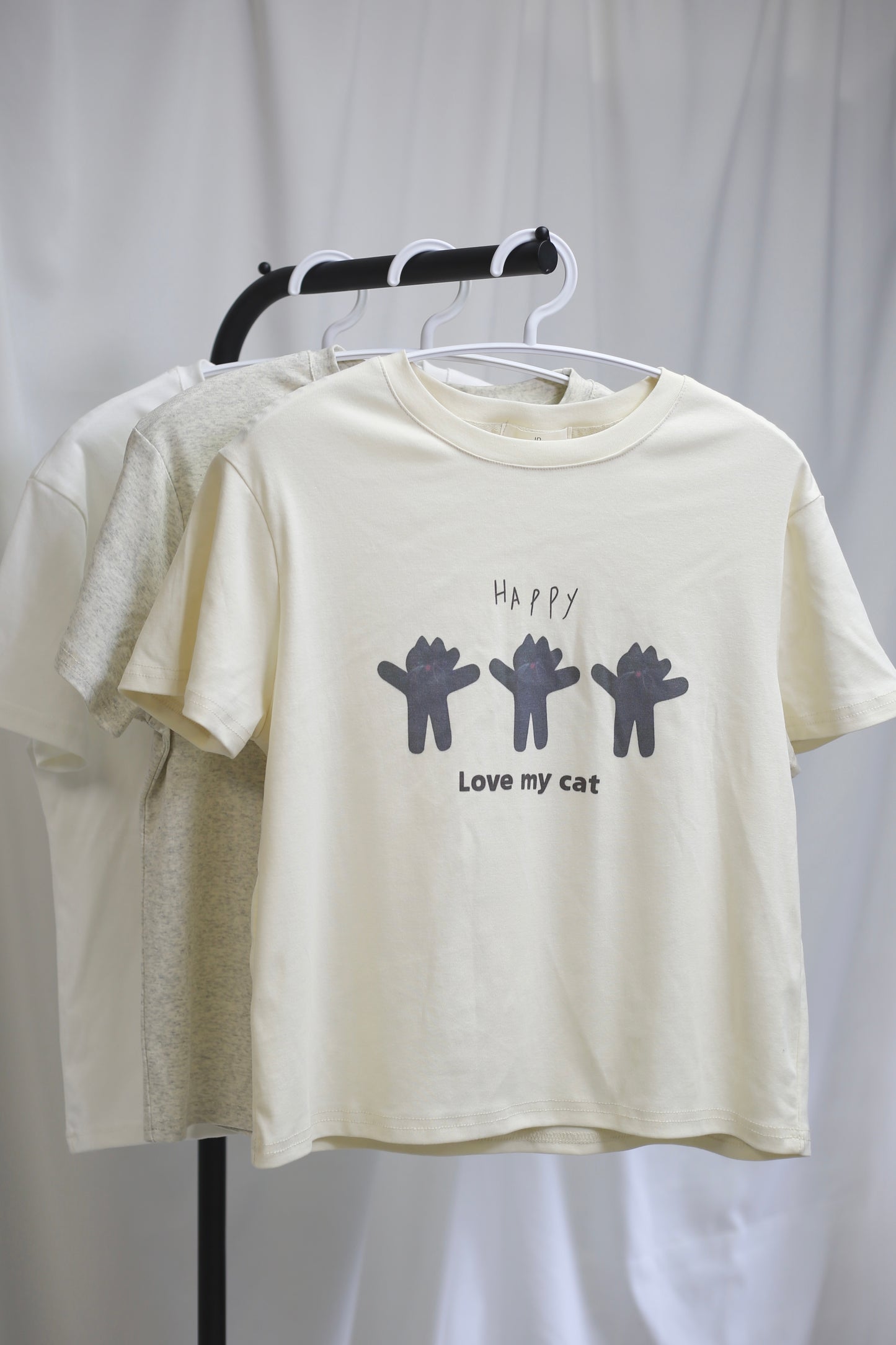 T00002 happy cat 貓貓T
