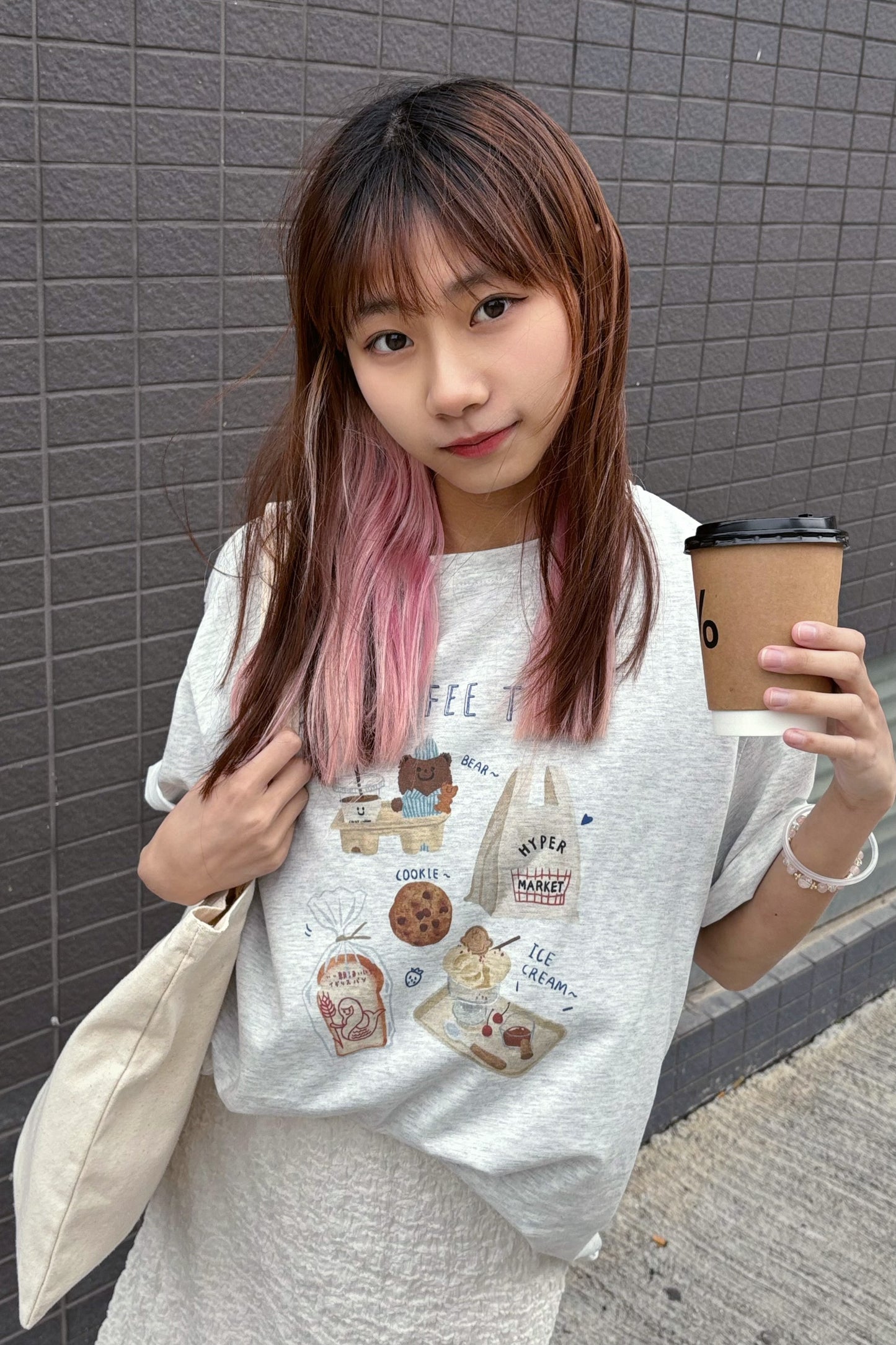 熊仔麵包over size T T00081