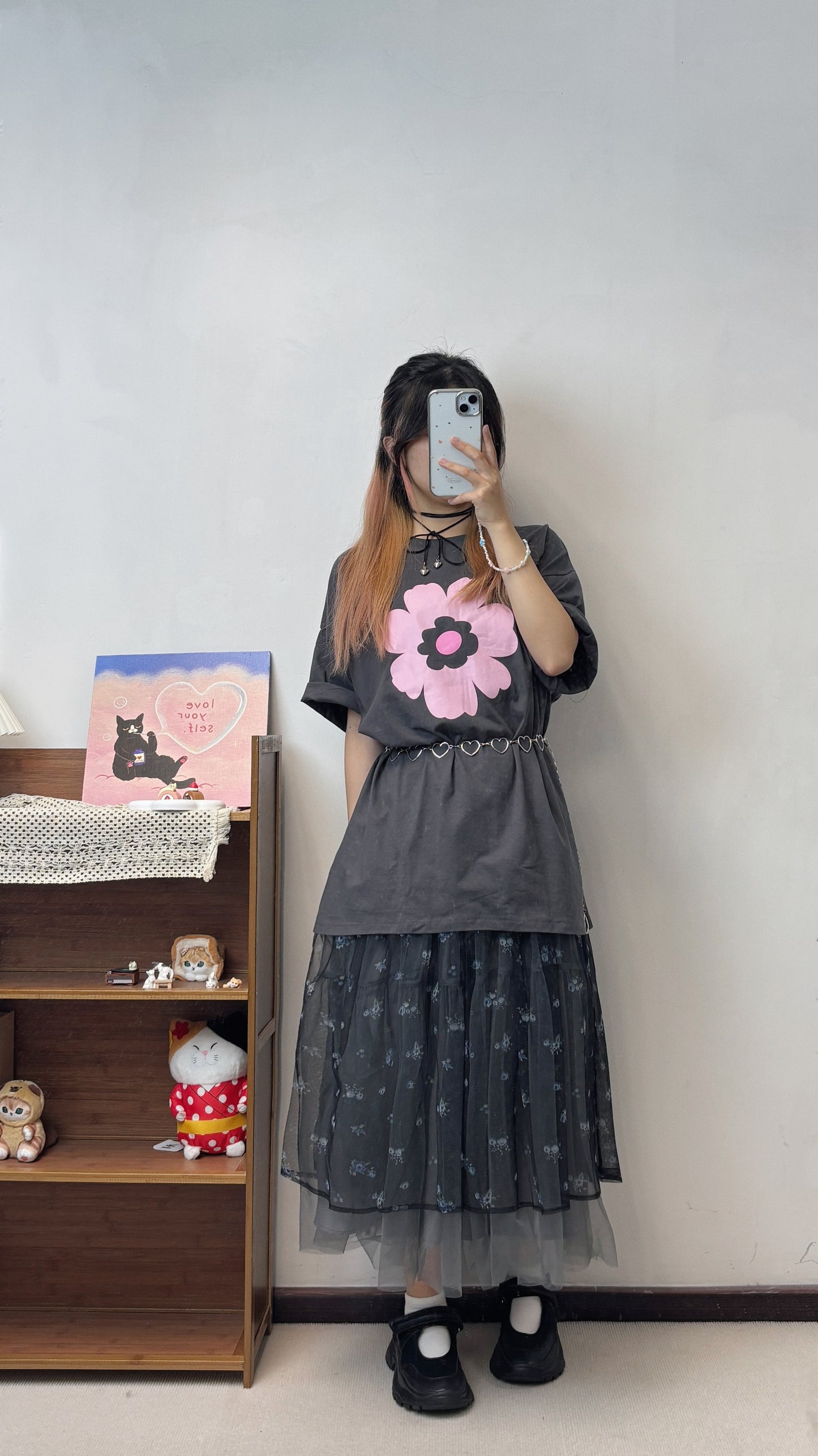 Oversize花花T T00088