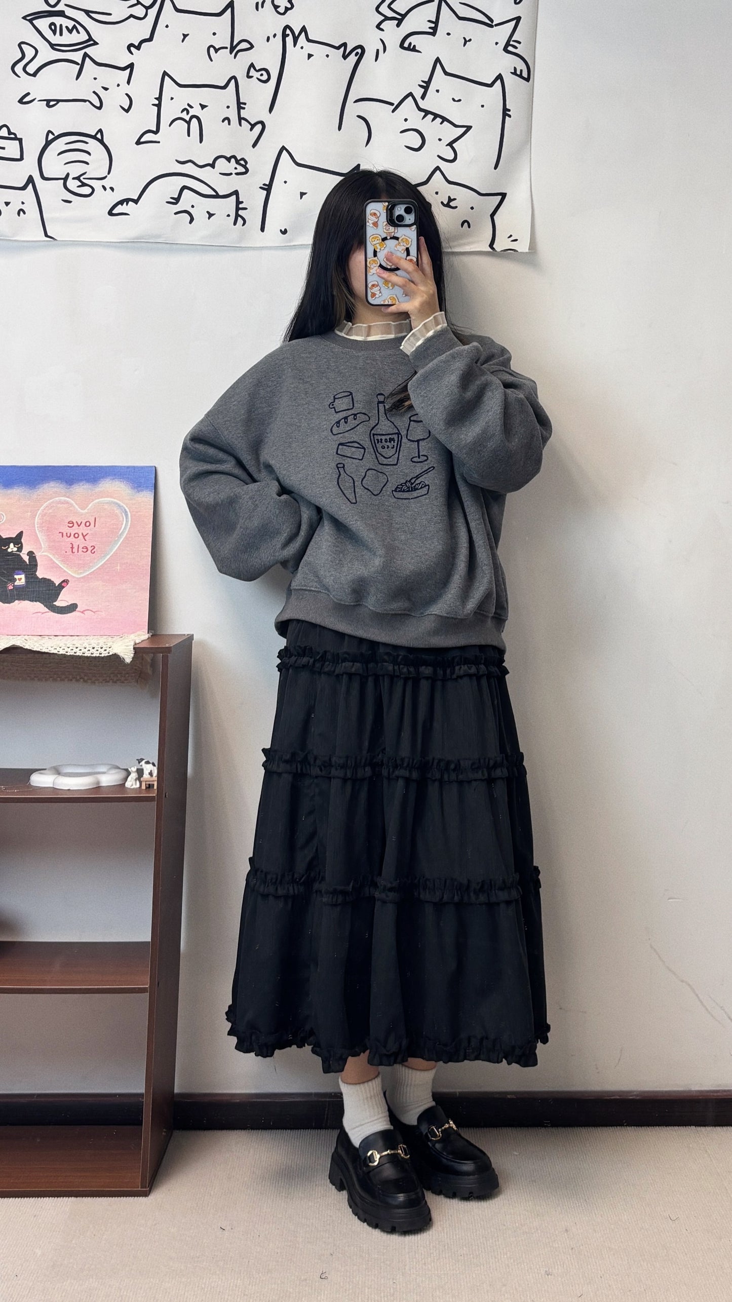 卡通衛衣(薄親膚絨毛)T00065