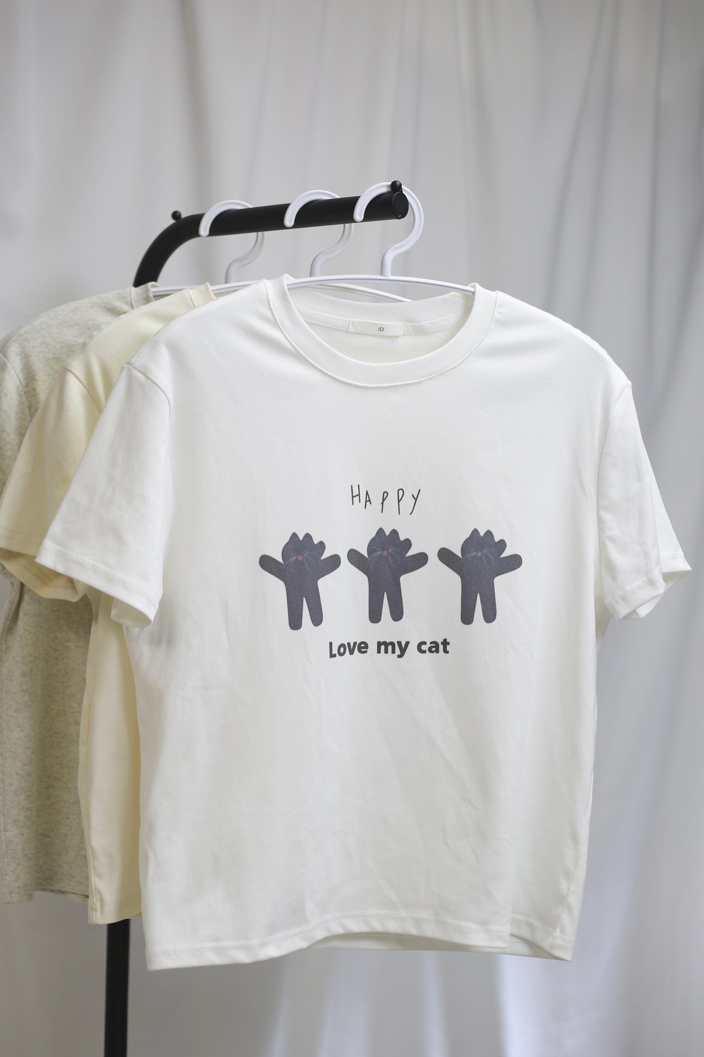 T00002 happy cat 貓貓T