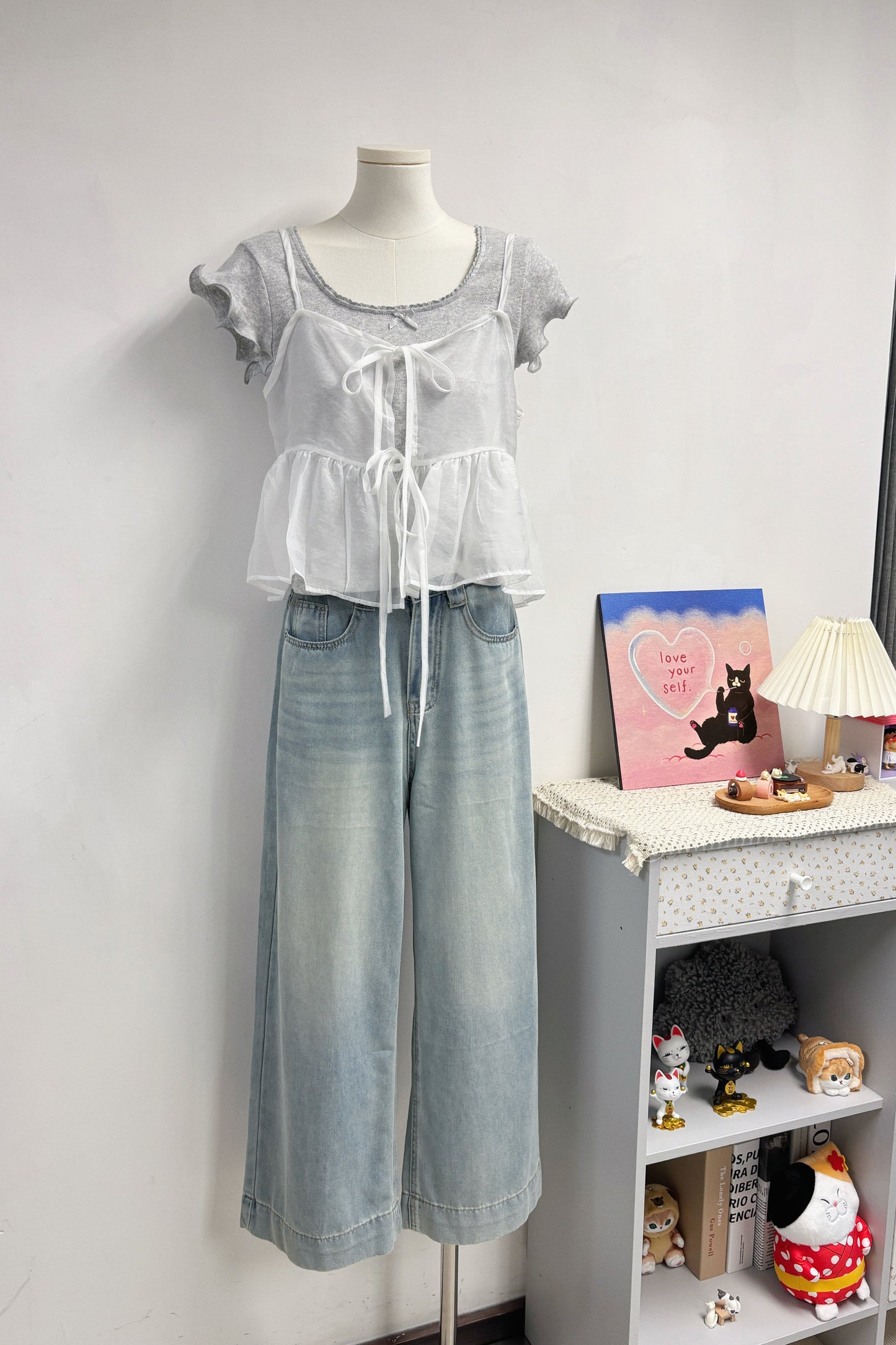 小個子軟熟直筒牛仔褲 —160cm以下 小個子必備 S00067