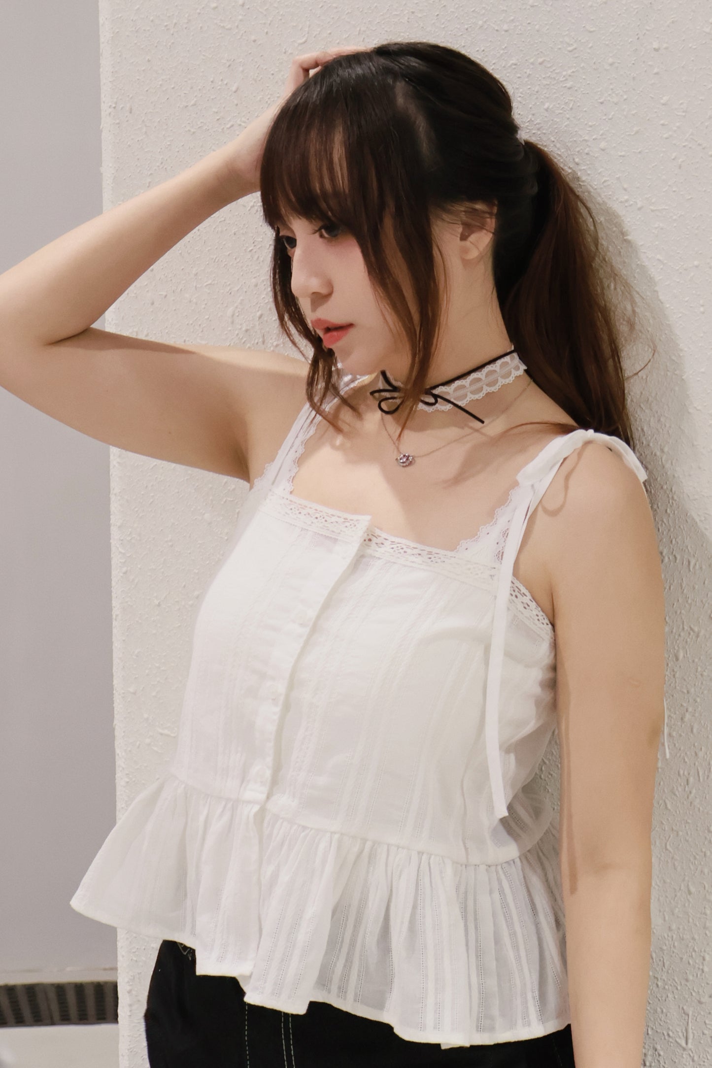 lace邊綁帶外搭 S00175