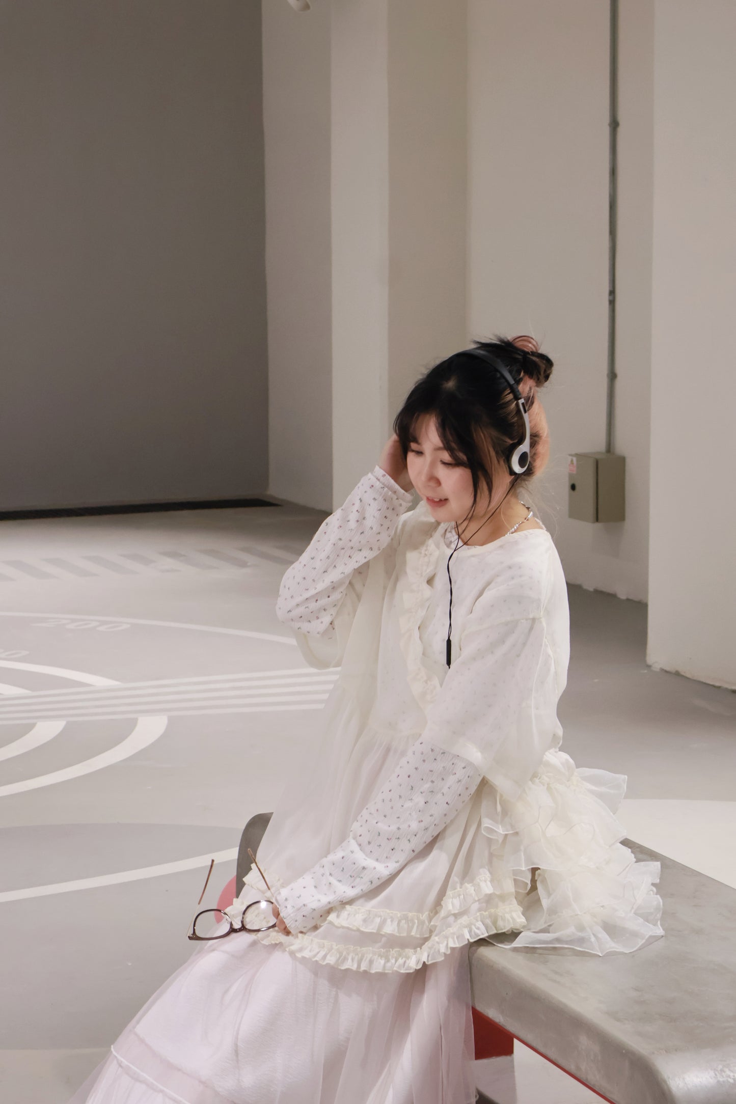 霧感薄透Ruffle TOP T00132