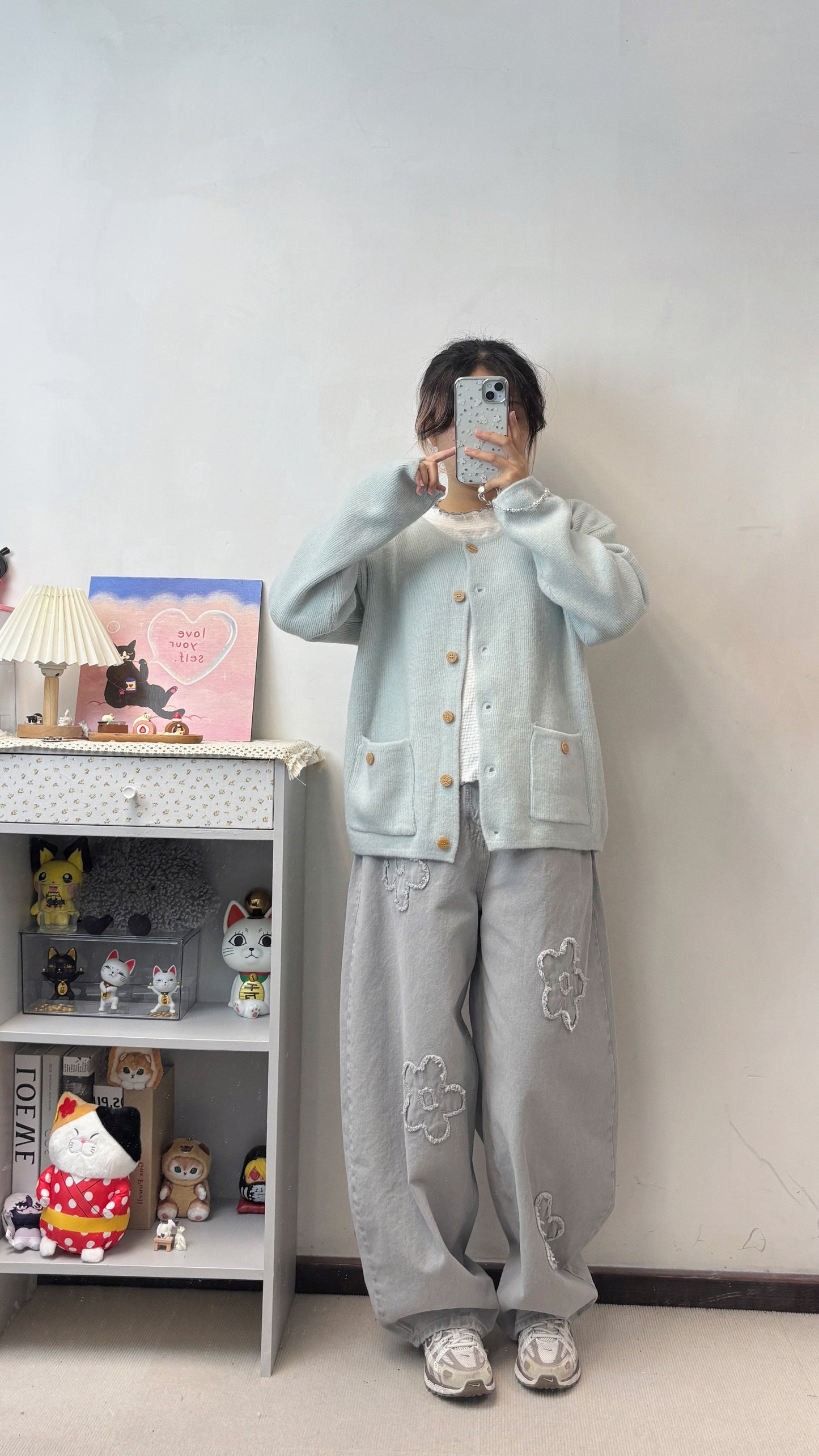 糖果色粒粒拼色T T00153