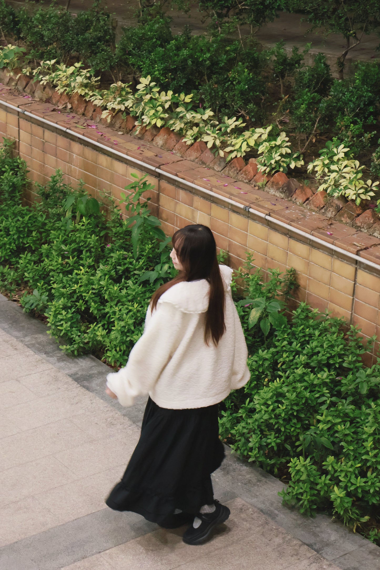娃娃領毛毛外套 C00047