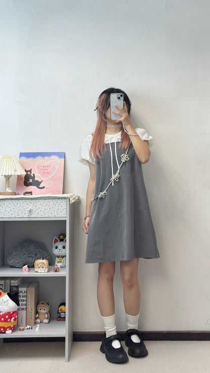 超舒服泡泡袖遮肉上衣 T00104