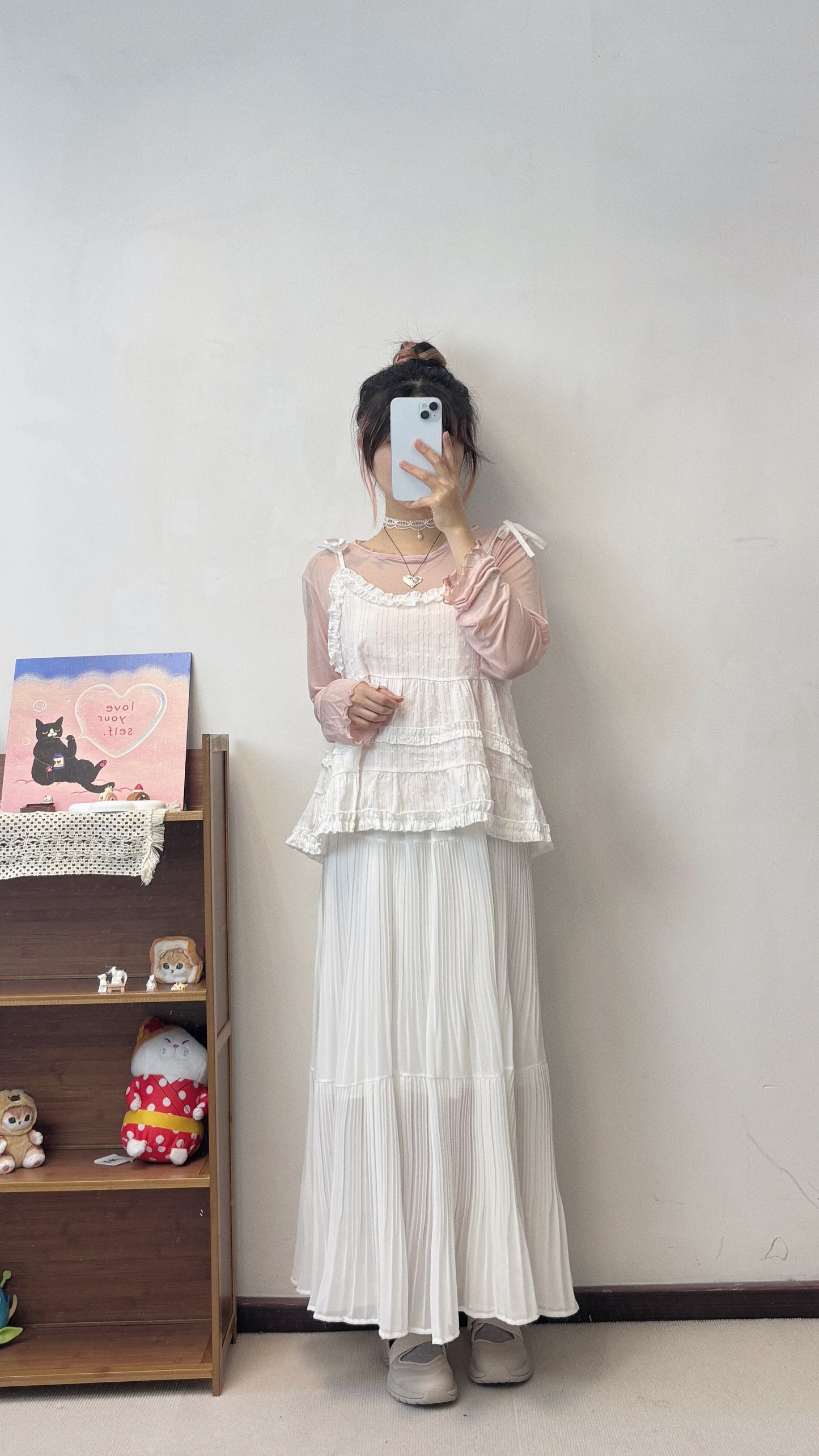 bb棉綁帶上衣 T00084