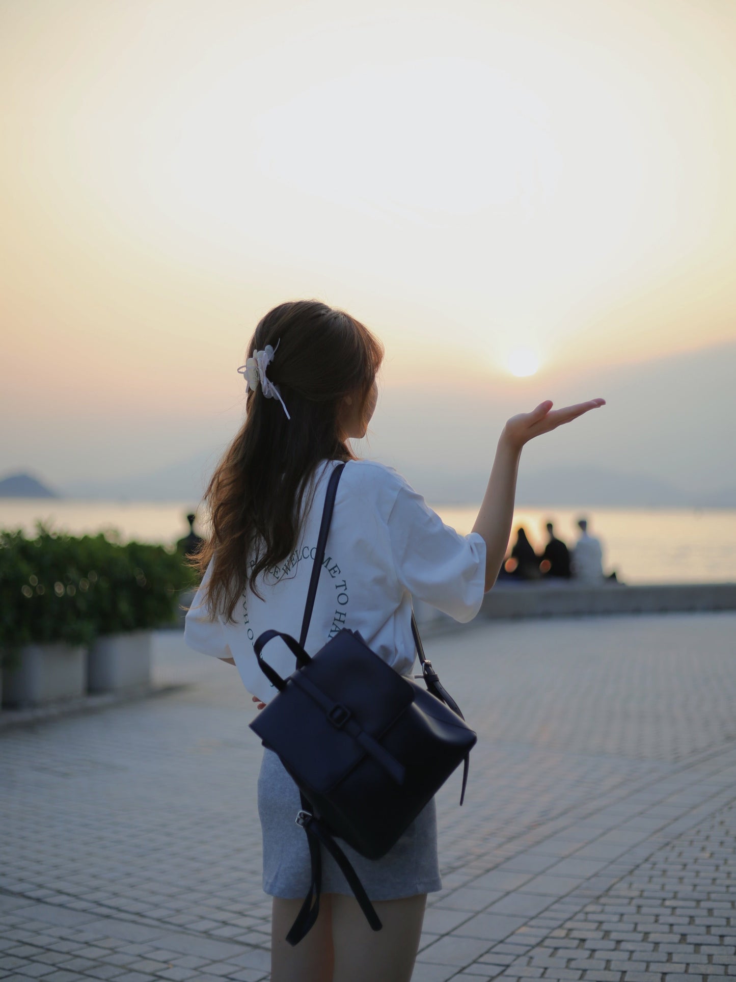 韓國柔軟皮背囊