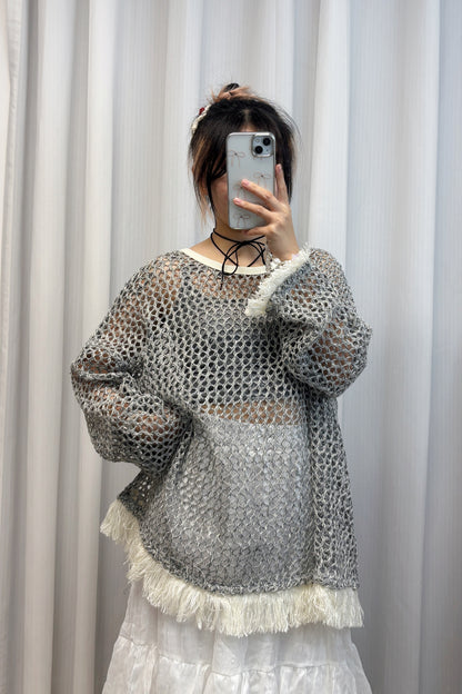 洞洞流蘇TOP T00207