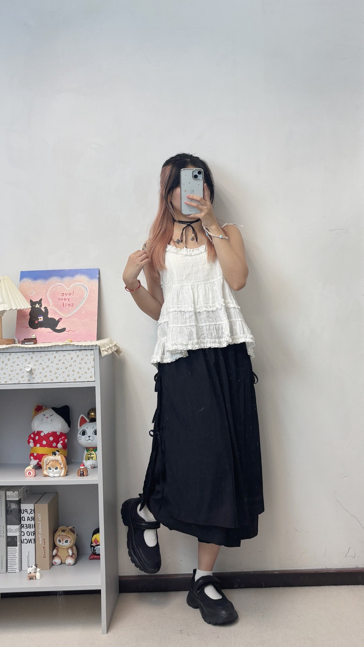 bb棉綁帶上衣 T00084