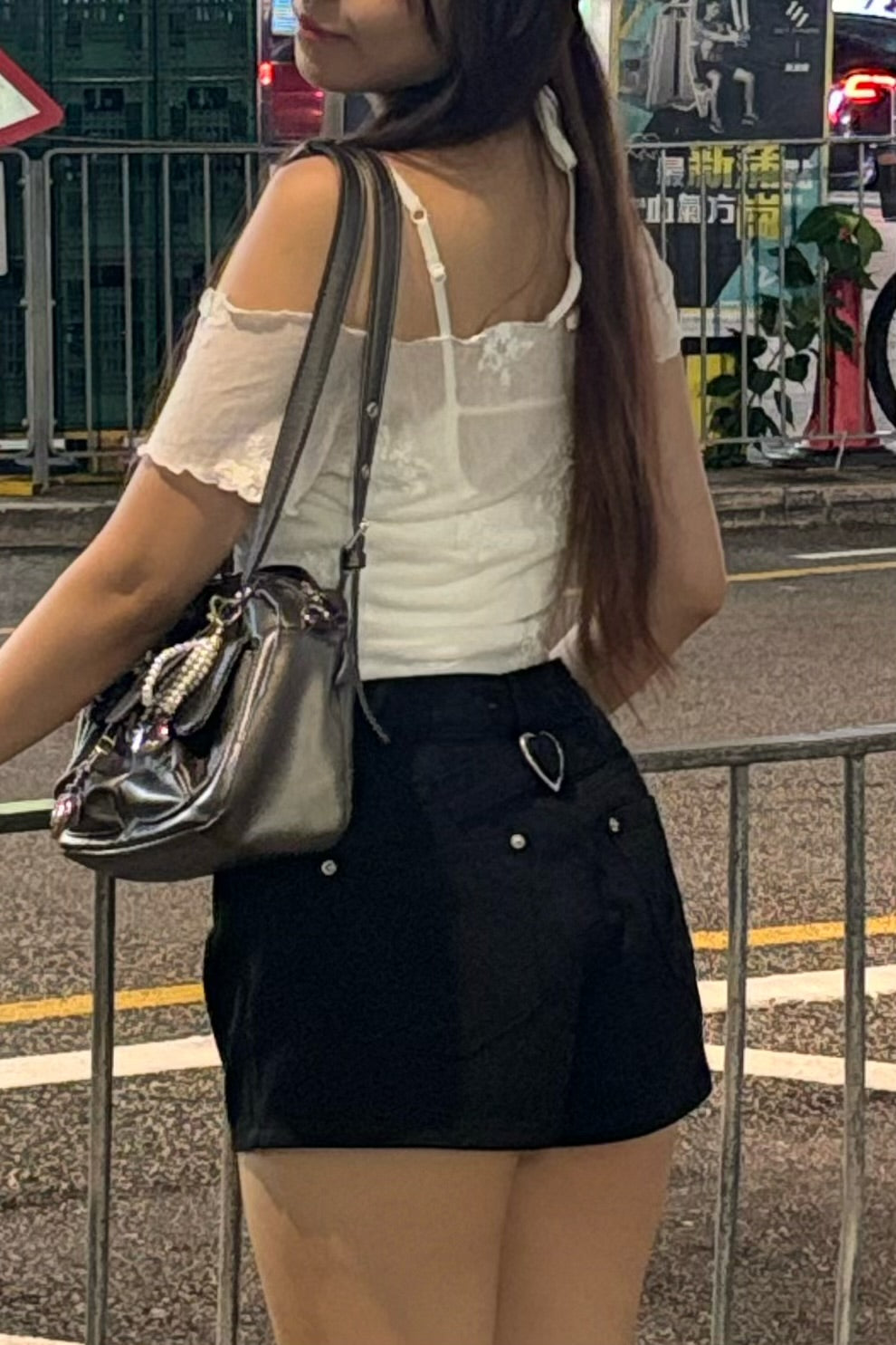 心心扣短褲