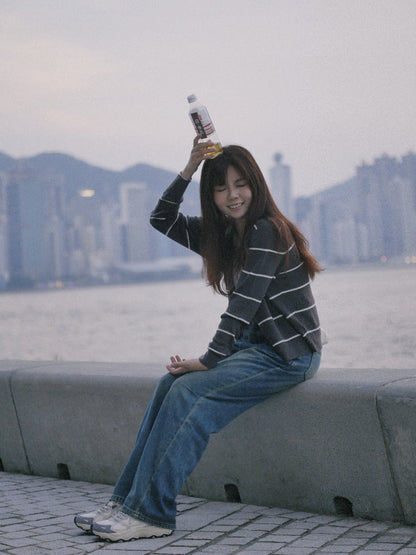 C00003 氣質直紋間條外套（軟熟親膚）