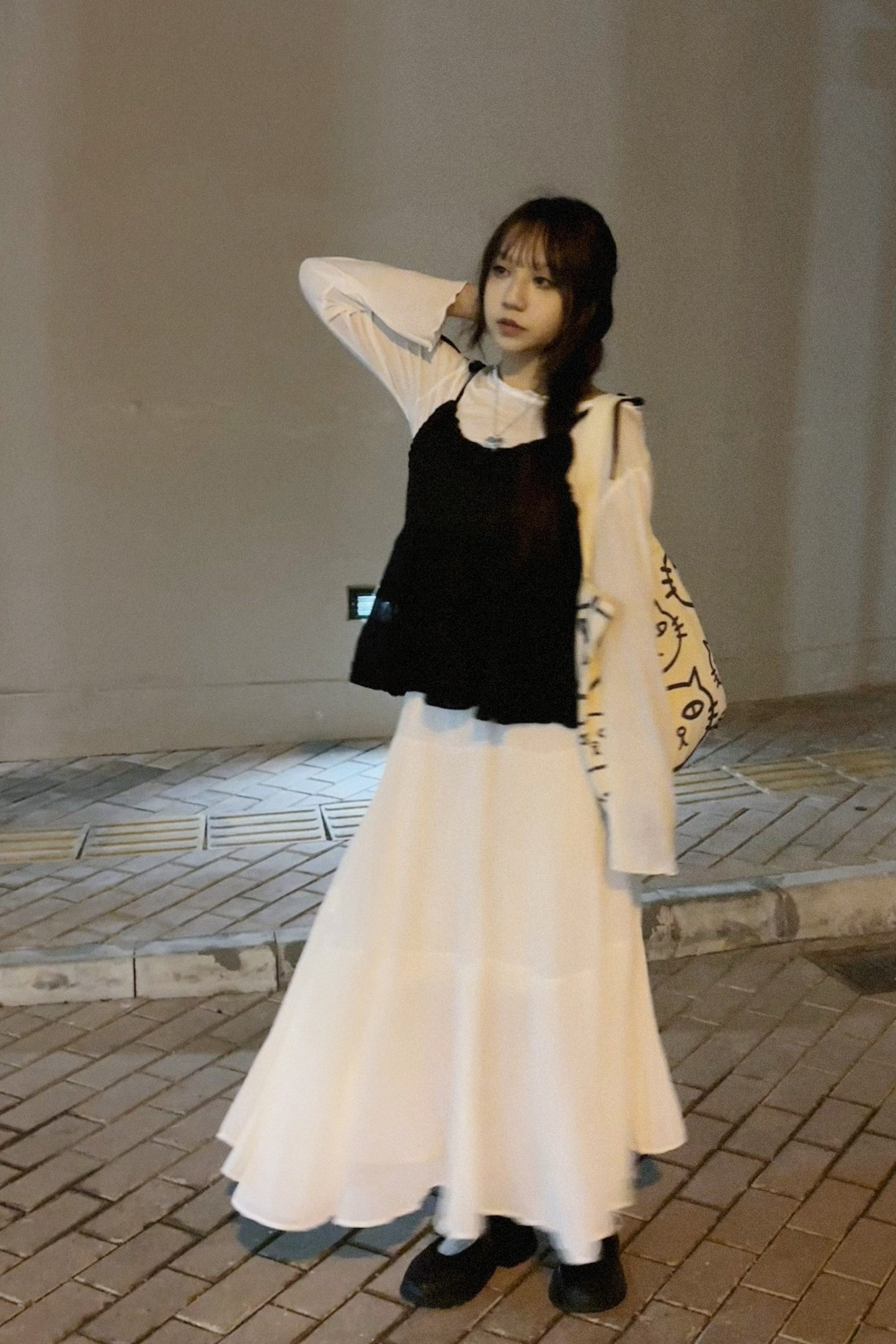 bb棉綁帶上衣 T00084