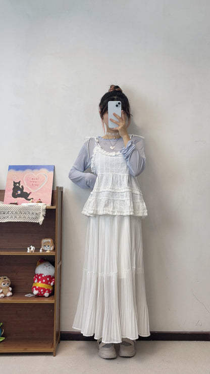 bb棉綁帶上衣 T00084
