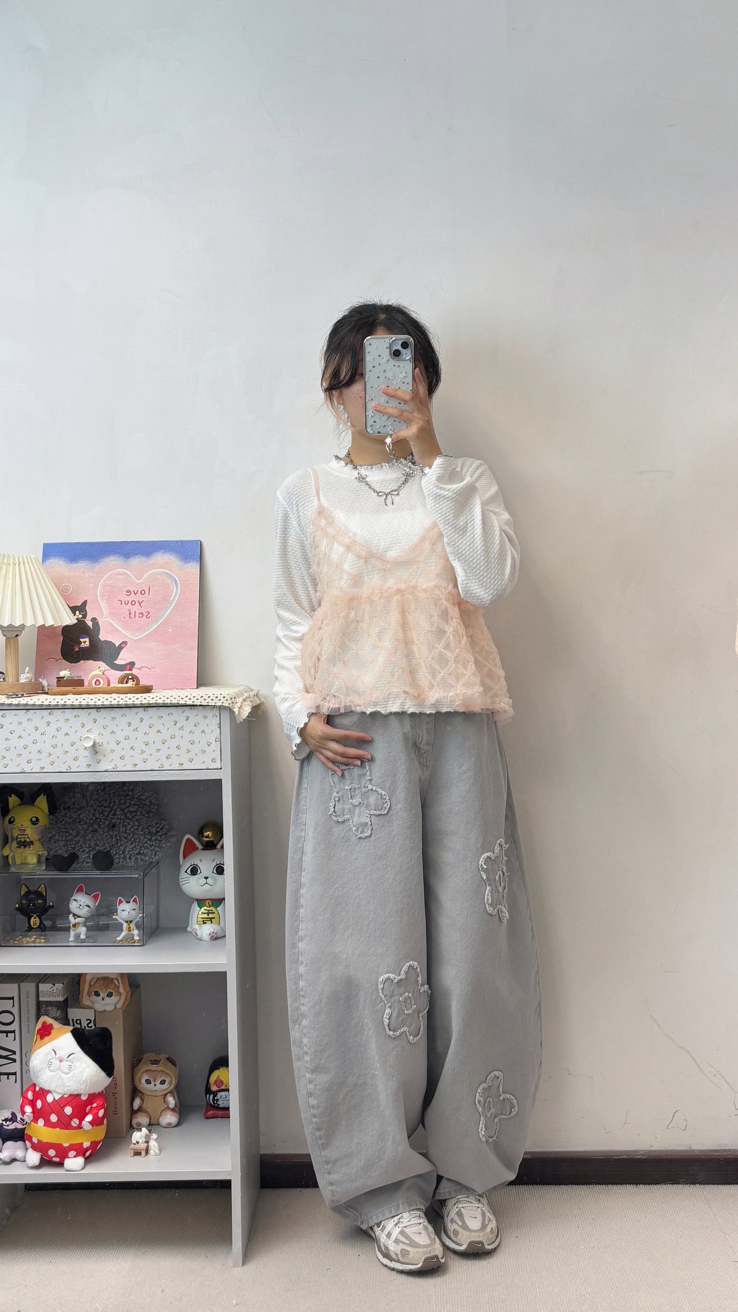 糖果色粒粒拼色T T00153