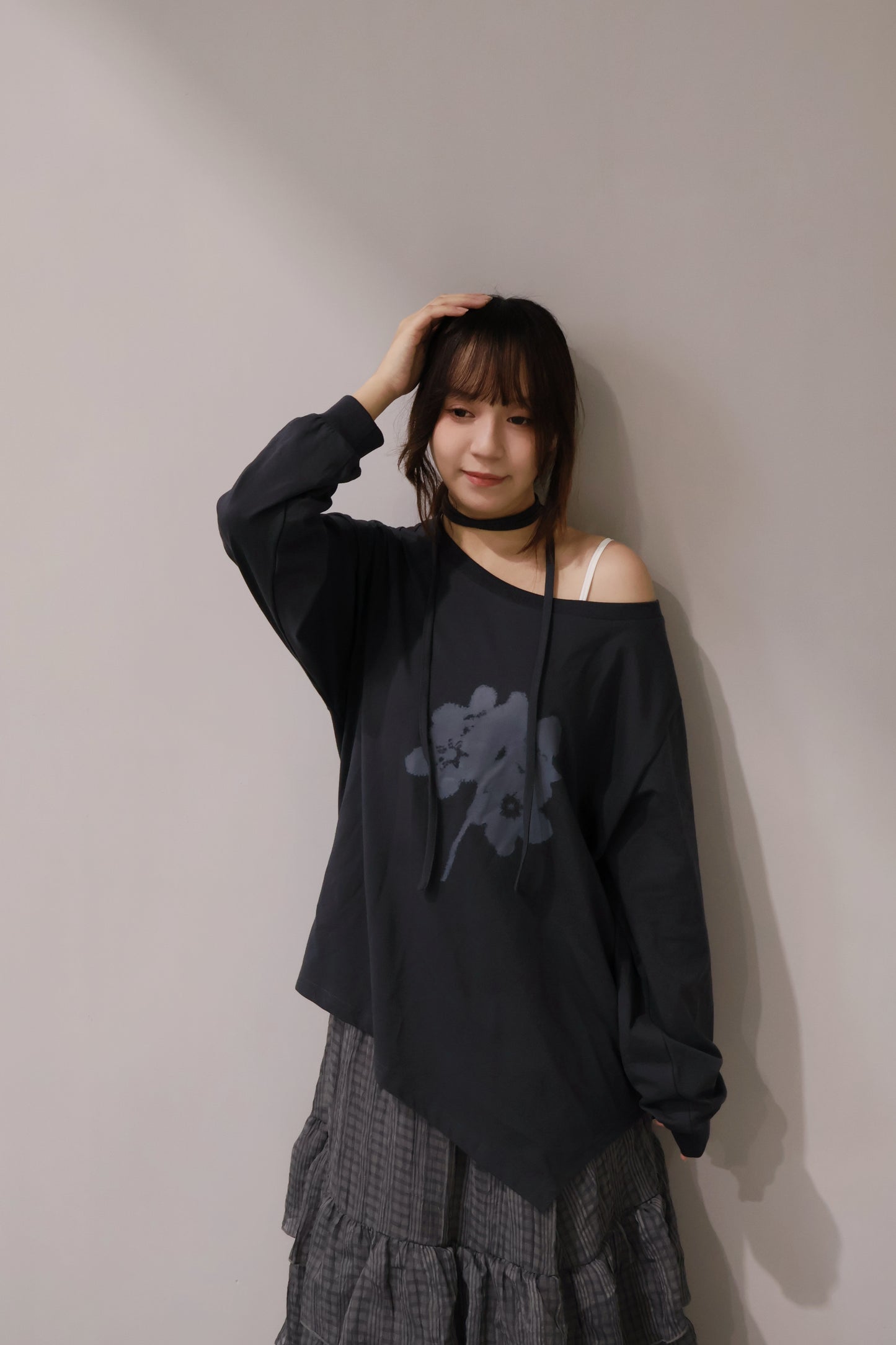 不規則花花長T T00192