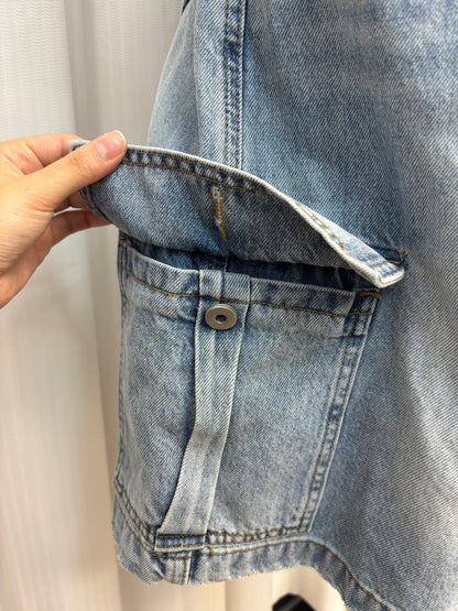 牛仔中褲 S00189