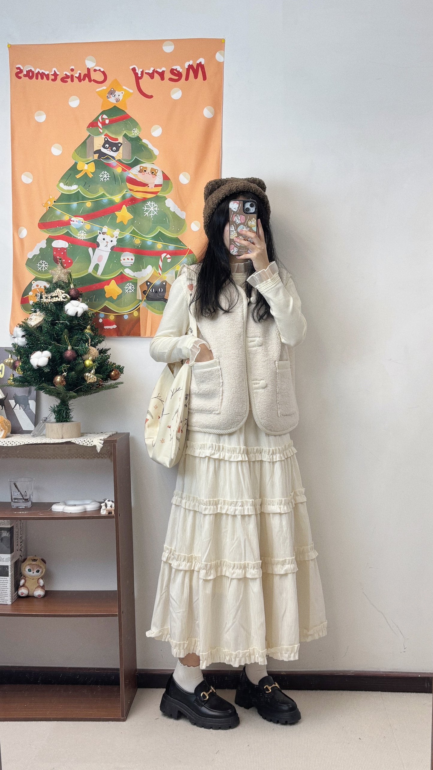 挺身舒服lace邊針織打底 T00057