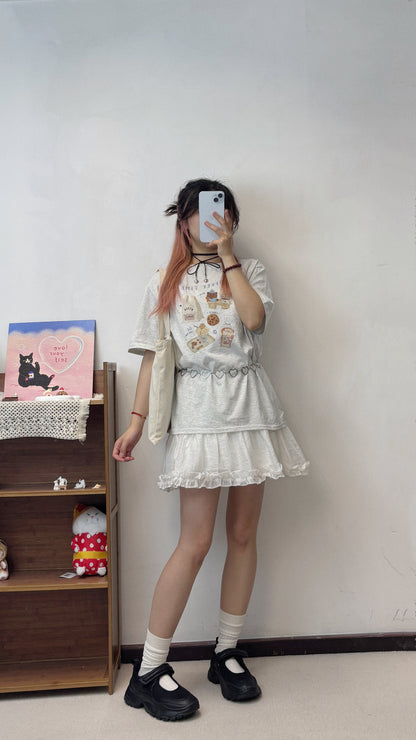 熊仔麵包over size T T00081