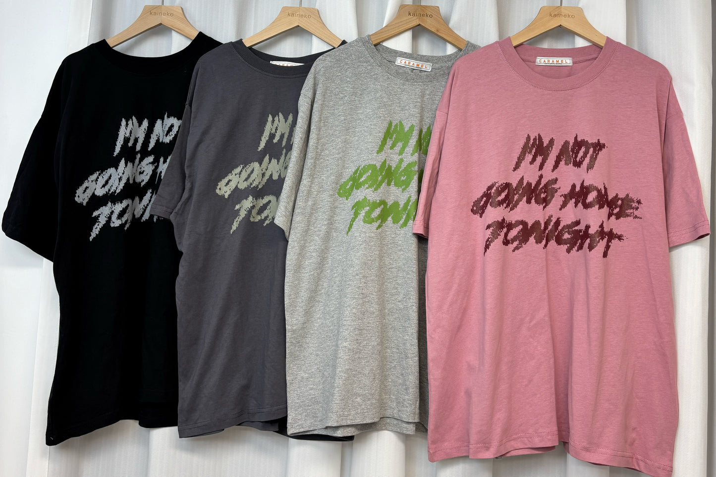 over size撞色T T00247