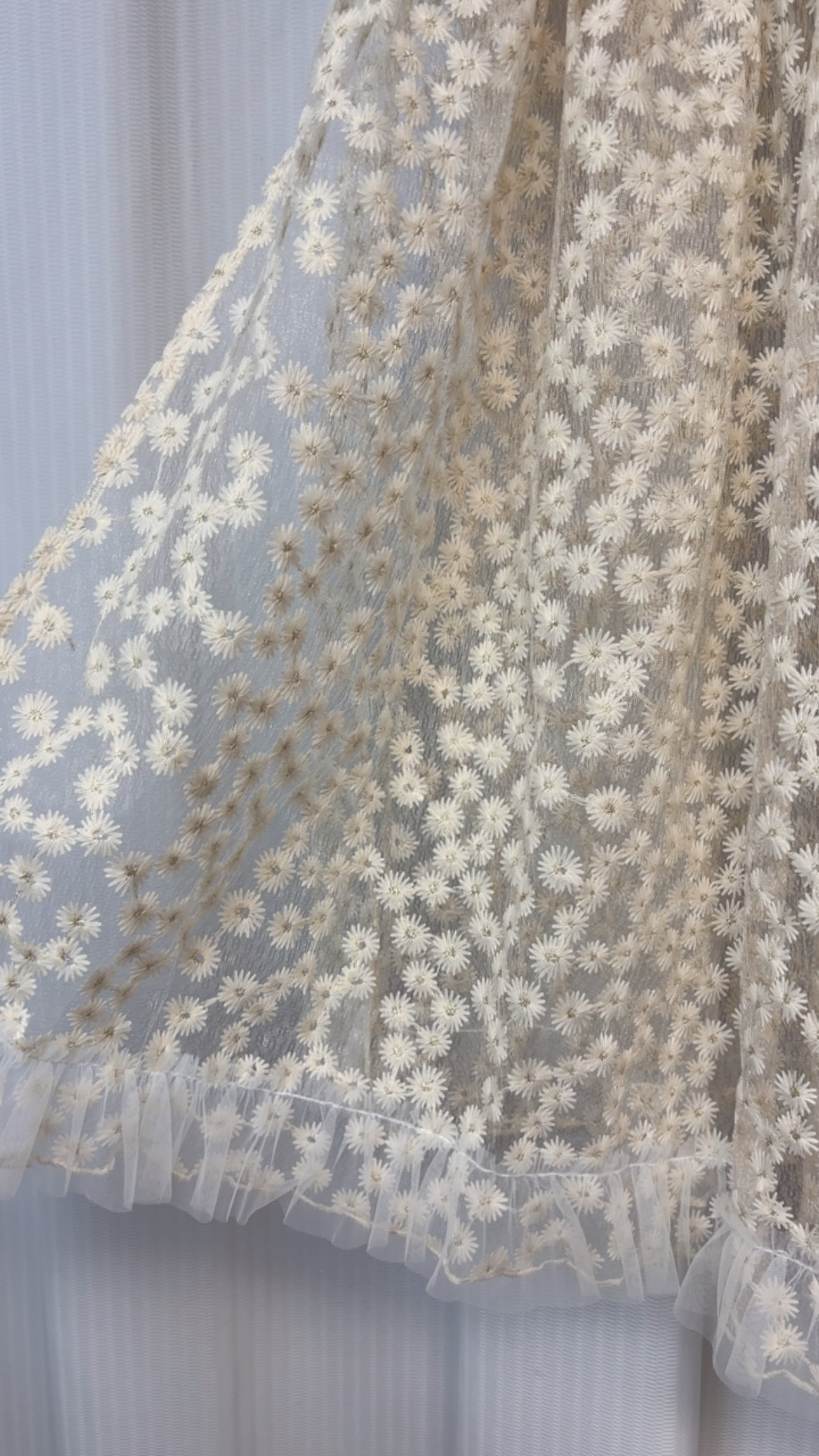 刺繡滿天星側開外搭