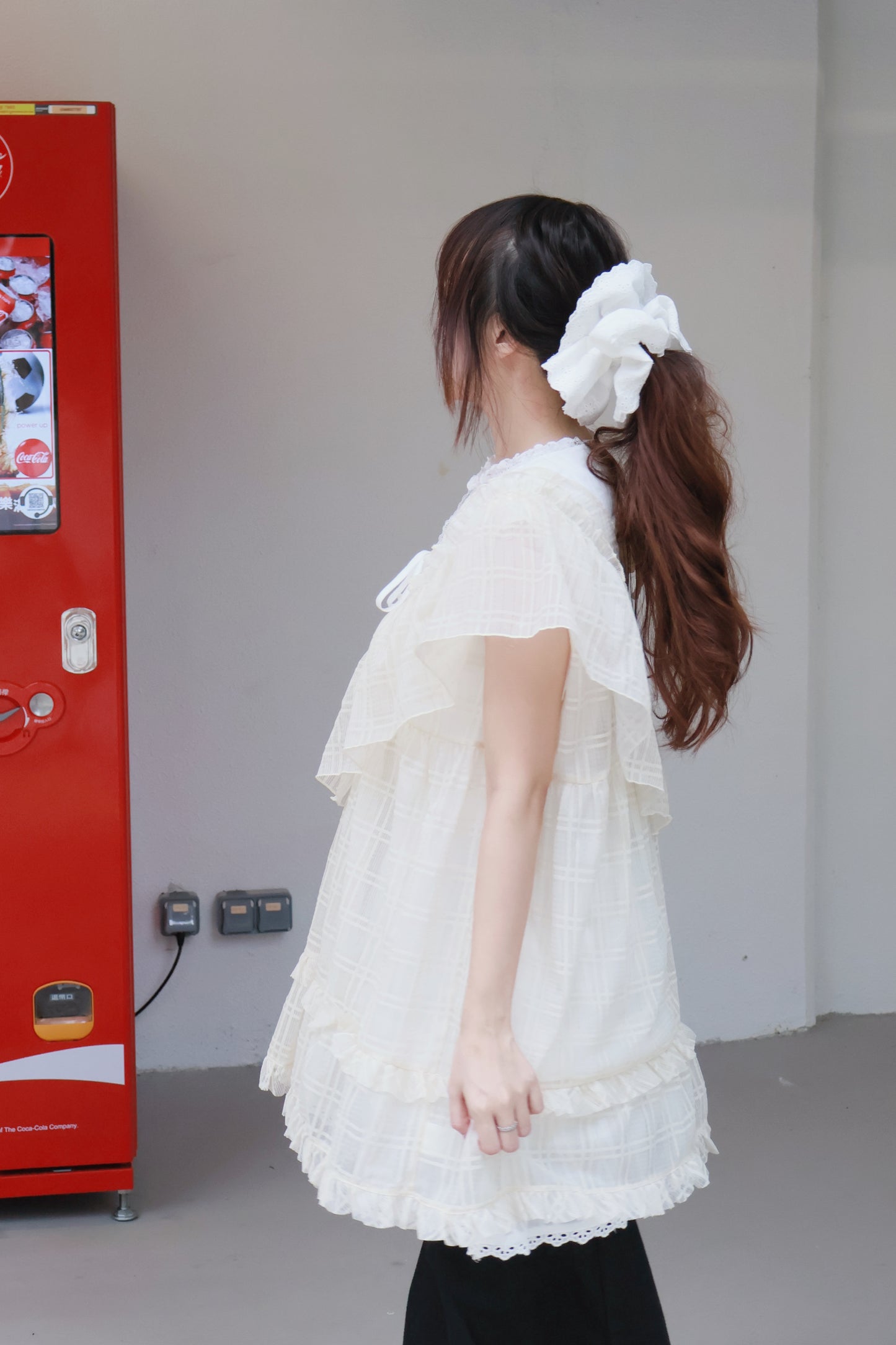 方塊背心set裝