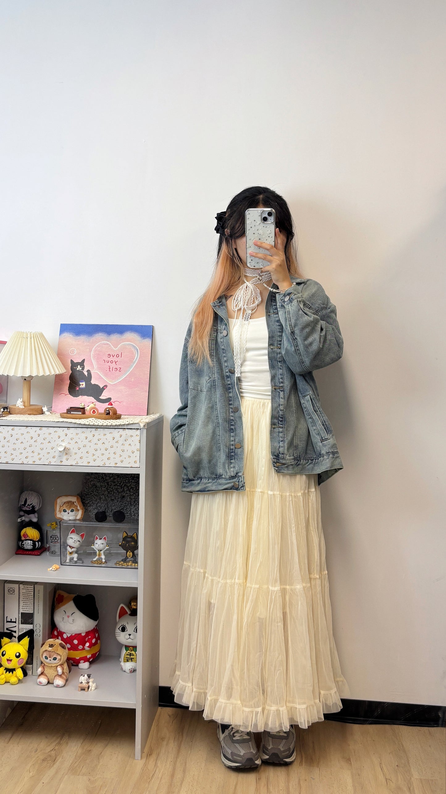 over size牛仔外套 C00035