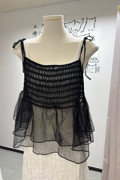 裙型輕紗外搭 T00134