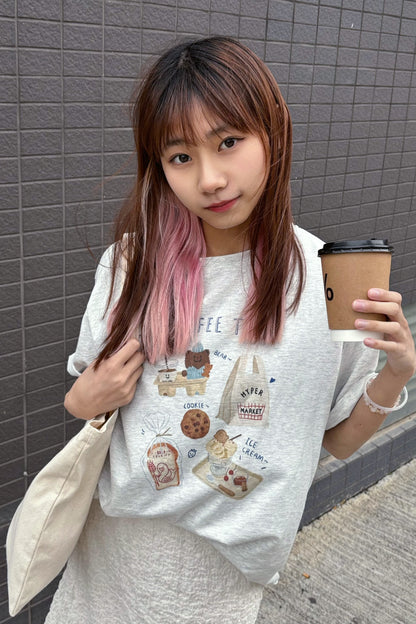 熊仔麵包over size T T00081
