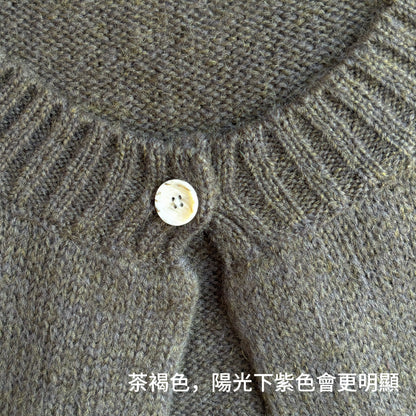 秋冬必備-單扣短版外套（含羊毛）C00006