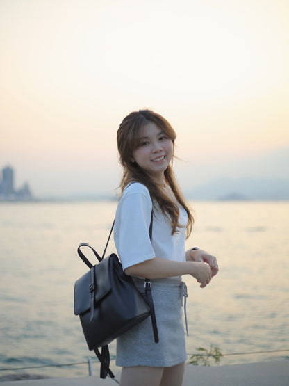 韓國柔軟皮背囊