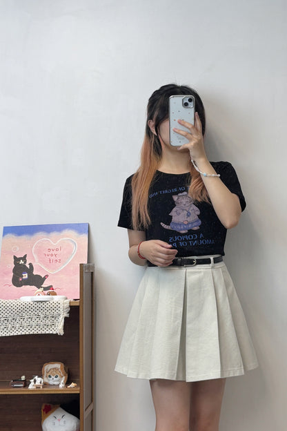 水手服肥貓短T T00089