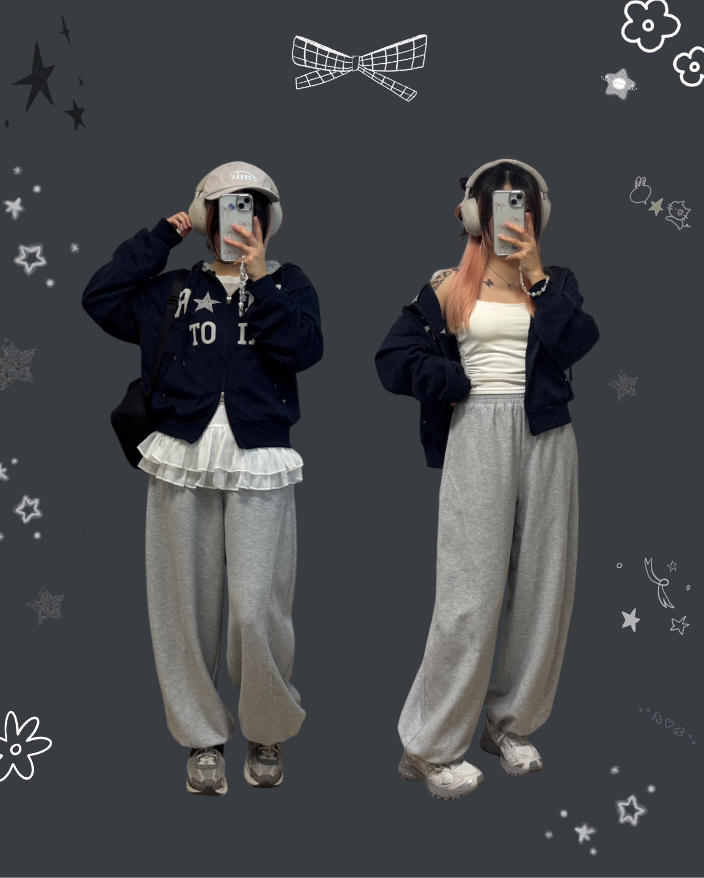 星星拼貼外套