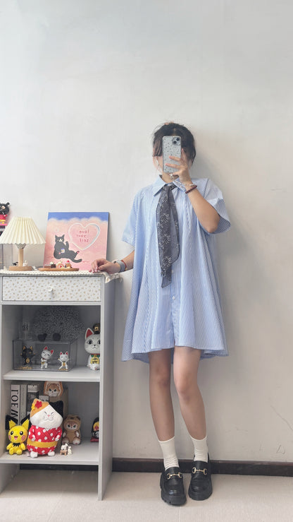 over size恤衫裙 T00135