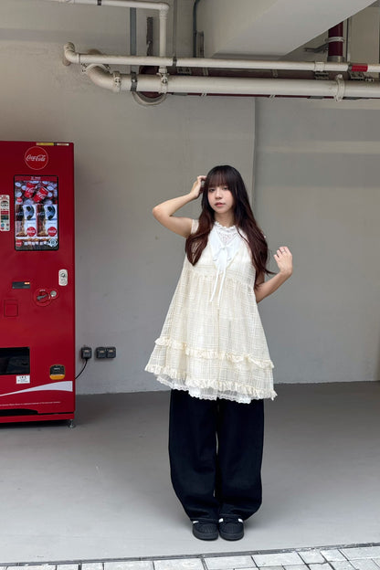 方塊背心set裝