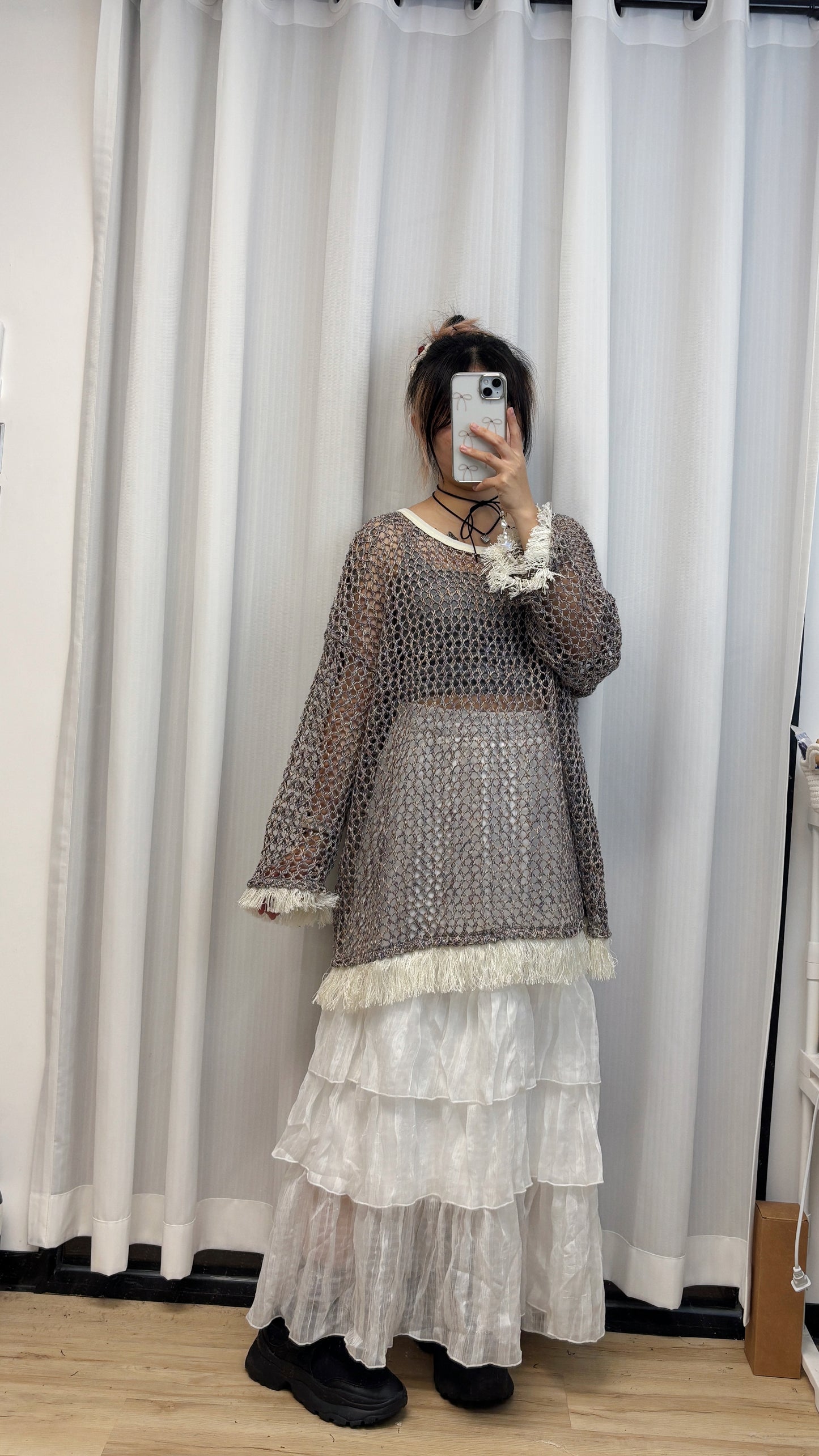 洞洞流蘇TOP T00207