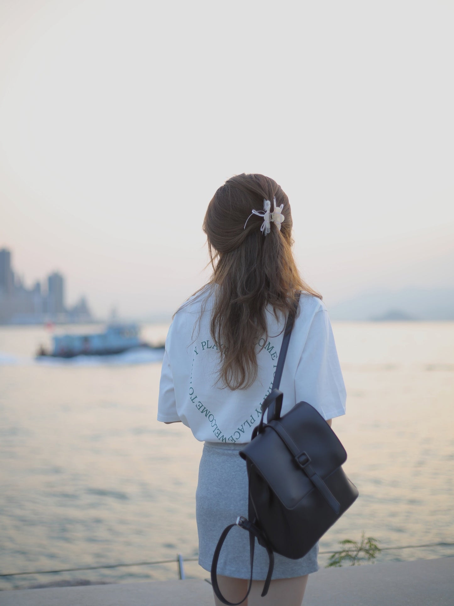 韓國柔軟皮背囊