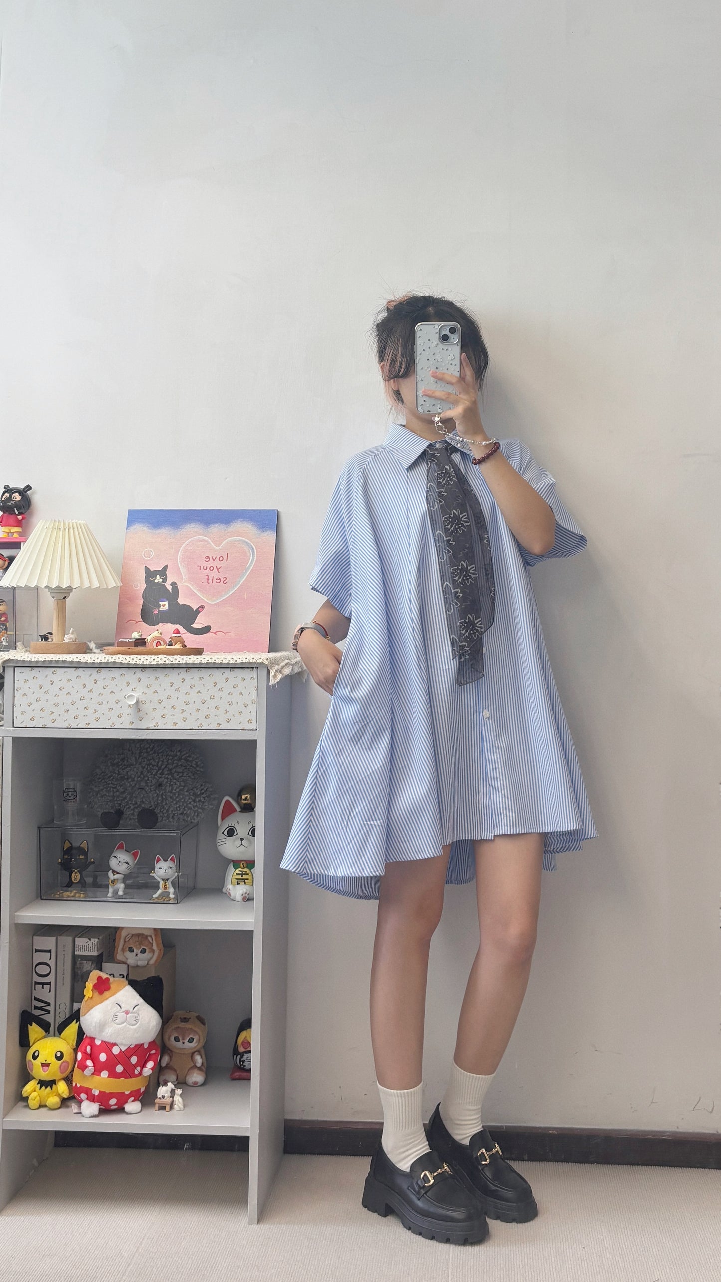 over size恤衫裙 T00135