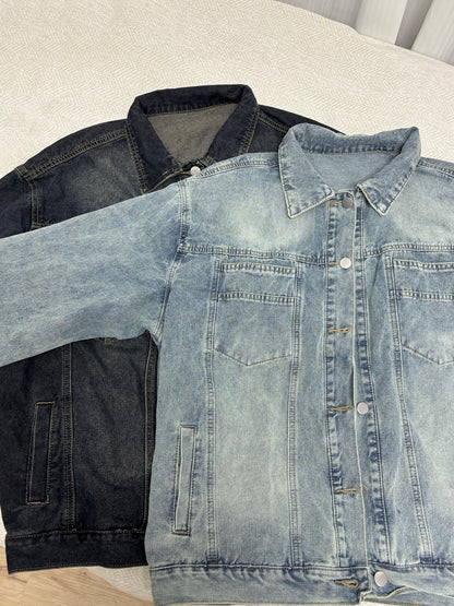over size牛仔外套 C00035