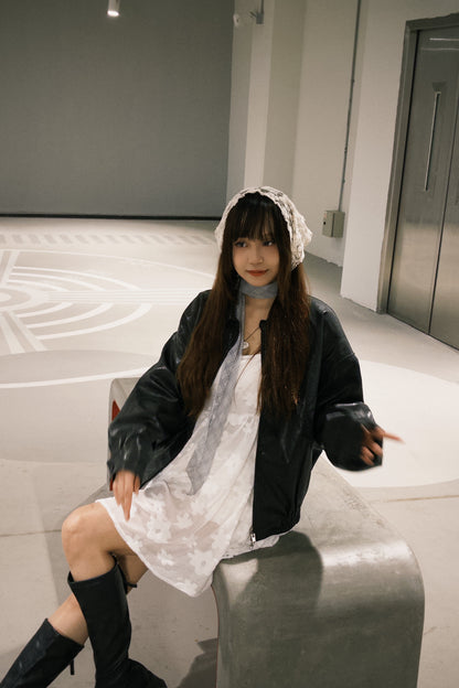 經典拉鏈皮外套