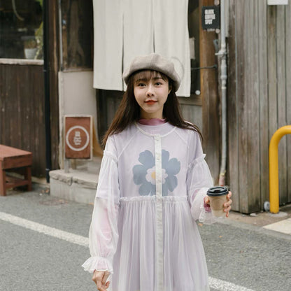 Oversize花花T T00088