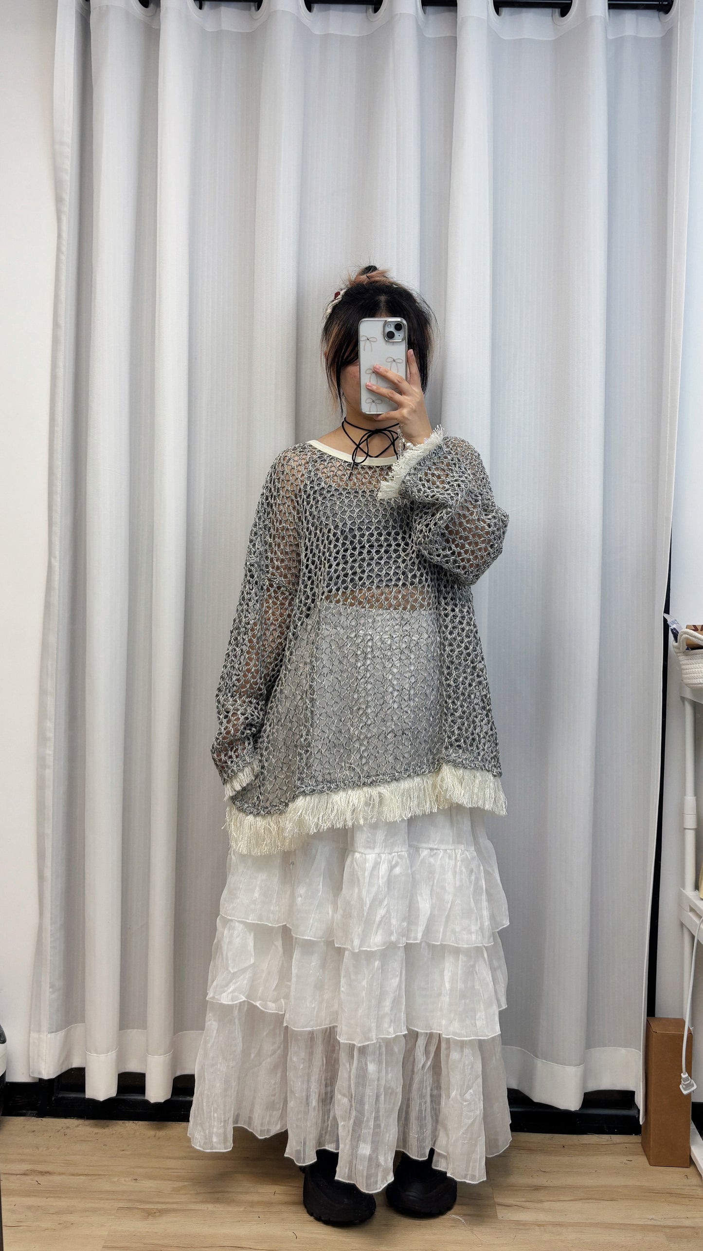 洞洞流蘇TOP T00207