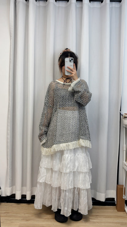 洞洞流蘇TOP T00207