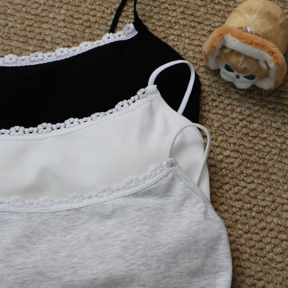 花邊Bra top（棉質 胸墊軟綿綿超舒服