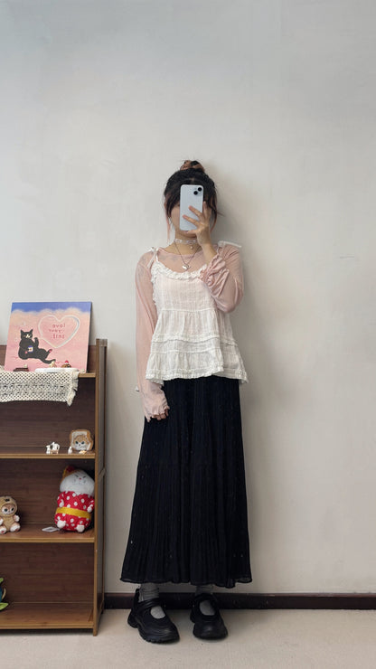 bb棉綁帶上衣 T00084