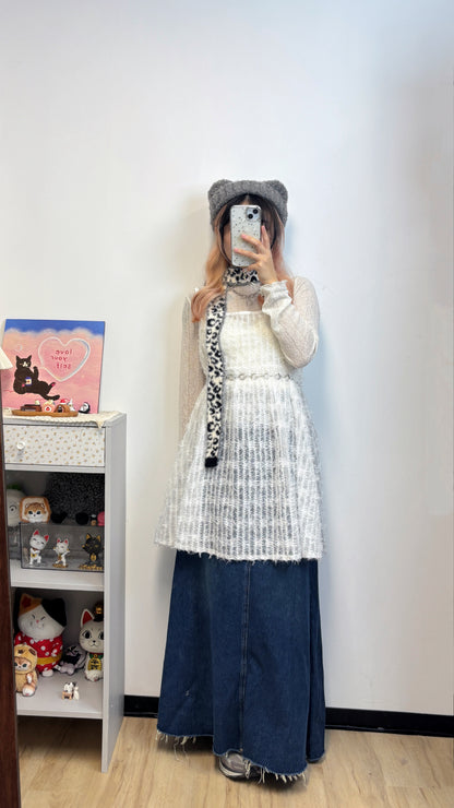 細暗花laceTop T00170