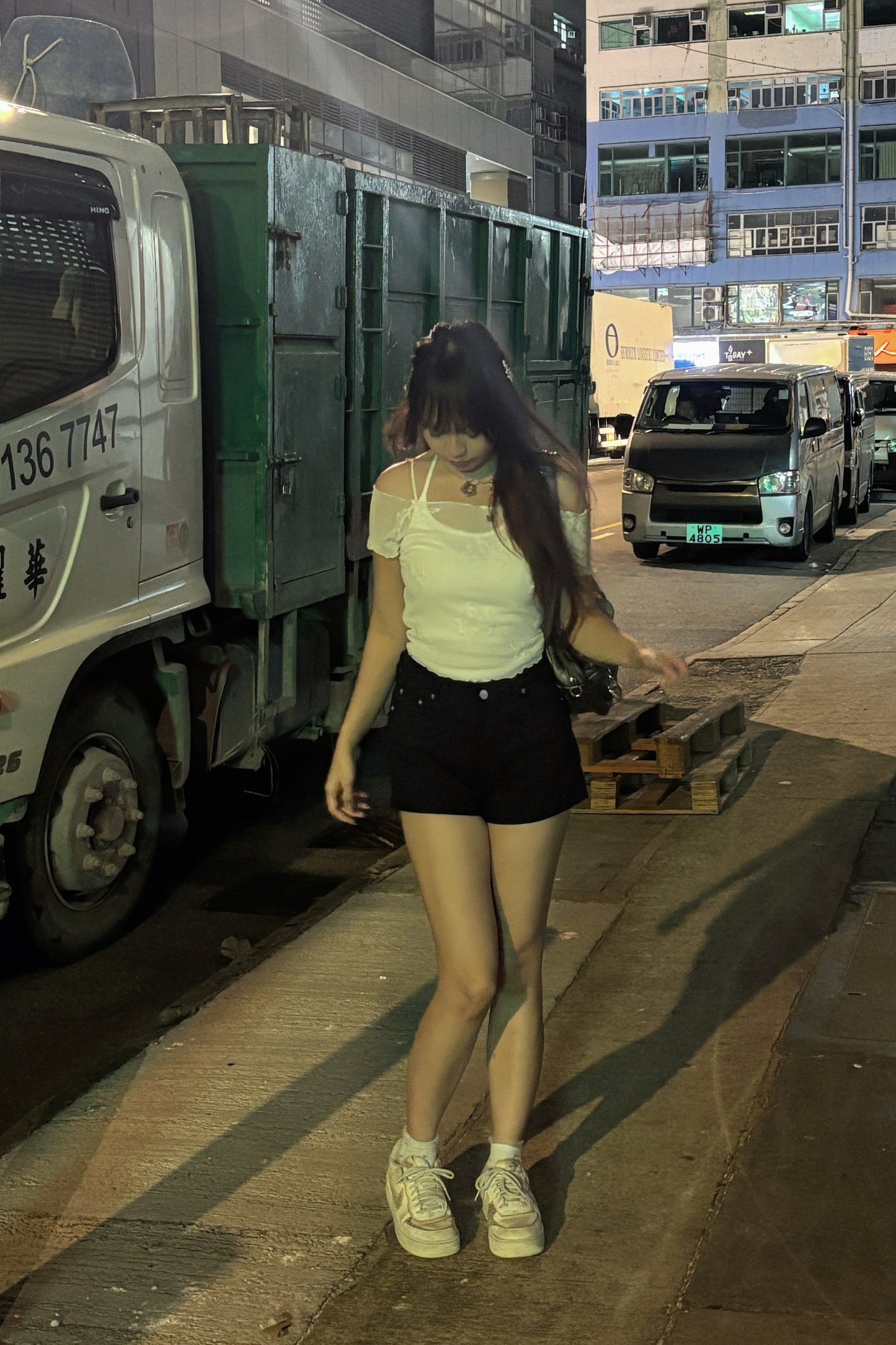 心心扣短褲
